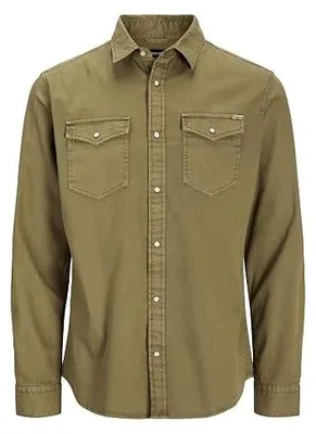 Zdjęcie produktu dla Koszulka męska długi rękaw jack jones bawełna casual