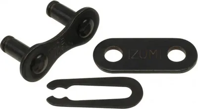 Produktbild von Izumi Missing Link 1/2 x 1/8 Zoll Kettenschloss Kettenglied jetblack schwarz