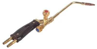 Productafbeelding van Soldeerfakkel - Gasbrander Lassetoorts - Metaal Lassen - Injectie Ontwerp - 39 cm - Zilver
