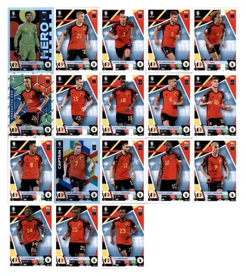 Zdjęcie produktu dla Match Attax UEFA EURO 2024 Niemcy – zestaw drużynowy – Belgia