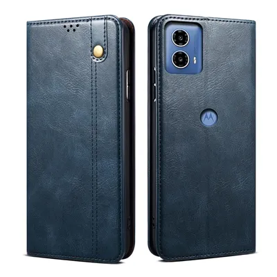 Produktbild von Hülle für Motorola Moto G24 Power Leder Brieftasche Schutzhülle mit Standfunktion Blau