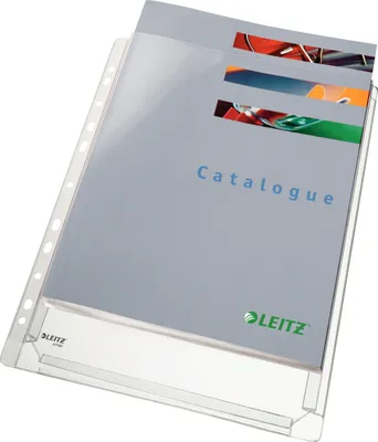 Produktbild von Leitz 47561003, 210 x 297 mm (A4), Transparent, PVC, Porträt, Oben