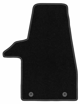 Produktbild von Fahrermatte Automatte Velours Schwarz für VW Transporter T6 2015-2019