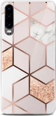 Produktbild von ONEFLOW® Sense Case kompatibel mit Huawei P30 - Hülle in Marmor Optik, Devotion