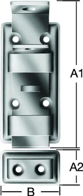 Produktbild von Vormann Sicherheitsriegel Breite 120mm Höhe 48mm ?2 mm - 000100120Z