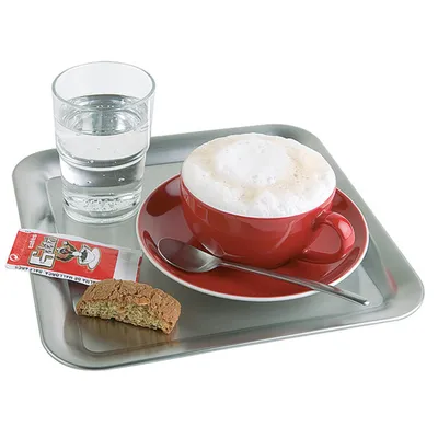 Obrázok produktu pre APS-Germany 30119, Klasický servírovací podnos, Obdĺžnik, Nerezová oceľ, Nerezová oceľ, 230 mm, 230 mm
