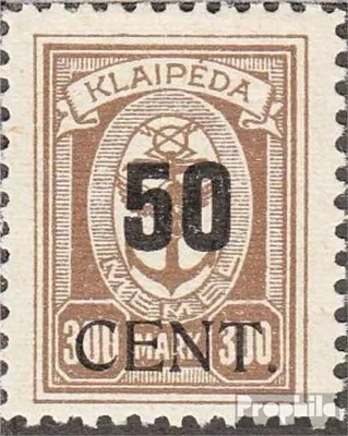 Produktbild von Briefmarken Memelgebiet 1923 Mi 198  gestempelt Aushilfsausgabe