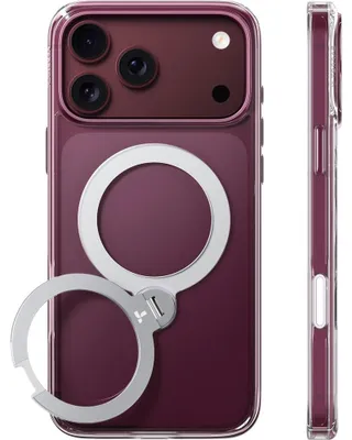 Produktbild von MagSafe-Hülle für Apple iPhone 18 Pro / 17 Pro, Torras, Ostand Spin, transparent