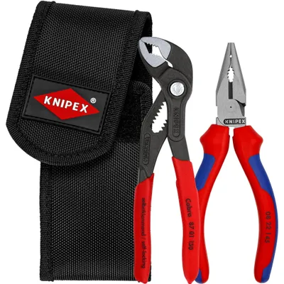 Produktbild von KNIPEX Zangensatz 2-teilig in Werkzeuggürteltasche