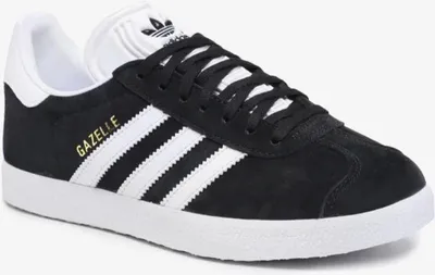 A studio shot of a single Adidas Gazelle sneaker.