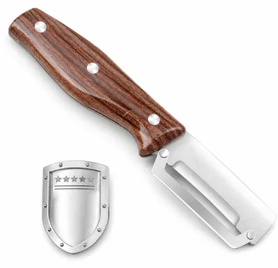 Produktbild von Gemüseschäler aus Edelstahl, Kartoffelschäler mit scharfer Klinge, KI-generiertes Bild