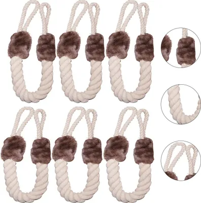 Produktbild von 6x Türstopper,Türkordel Klemmschutz Türkordeln Türstopper Türkordeln Kinder Sicherheit Fingerschutz,kein Zuknallen der Tür mehr - ideal für Haustiere
