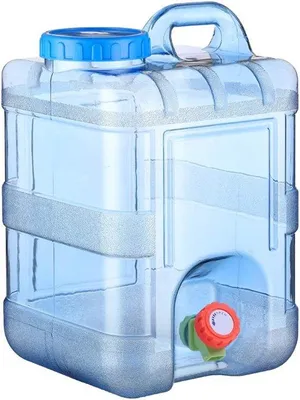 Produktbild von Famanu Campingwasserkanister 5 l - Tragbar mit Hahn, BPA-frei