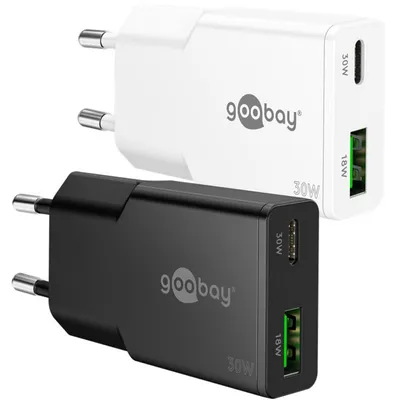 Zdjęcie produktu dla Goobay Dual, Wewnętrzna, Prąd przemienny, 20 V, Biały
