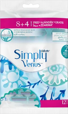 Image de Gillette Simply Venus : rasoirs jetables pour femmes, lot de 12