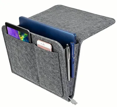 Immagine prodotto di Organizer da letto in feltro per parete - 20 x 32 cm