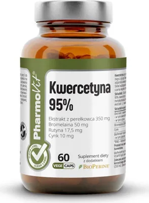 Obrázok produktu pre Bezlepkový Quercetín 60 Kapsulí - Pharmovit (Čistý Štítok)