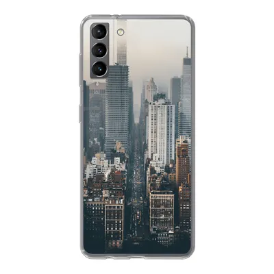 Produktbild von MuchoWow® Handyhülle Schutzhülle Hülle für Samsung Galaxy S21 Plus Skyline von New York Silikon Softcase Handy Hülle - Handy-Tasche