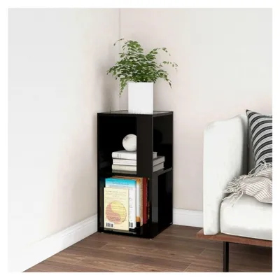 Produktbild von Eckschrank Schwarz 33 x 33 x 67 cm Holzwerkstoff
