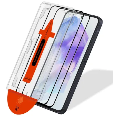 Produktbild von 2-Pack Samsung A55 Displayschutzfolie - Gehärtetes Glas | [Automatische Installation] - Blasenfrei