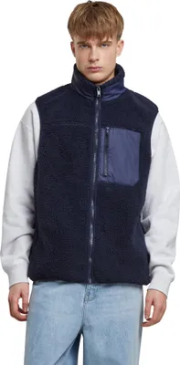 Produktbild von Urban Classics Sherpa Vest navy XL