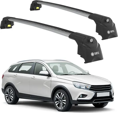 Produktbild von TURTLE STREŠNÝ NOSIČ AIR-2 , Silver LADA VESTA SW ALL 2017 - 2024 (ESTATE)
