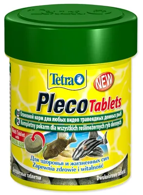 Productafbeelding van Tetra Pleco Tabletten, voeding voor vissen, 120 tabletten.