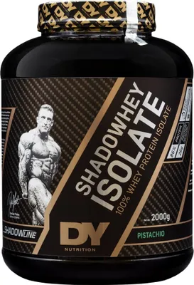 Obrázek produktu pro DY Nutrition Shadowhey Isolate 2000 g pistácie / Syrovátkové izoláty / Rychle vstřebatelný syrovátkový izolát navržený 6 násobným Mr. Olympia