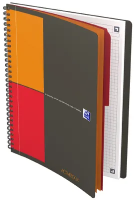 Image de Oxford 400080786 Activebook Connect - Collegeblock, B5, kariert, 80 Blatt, Softcover, 4 Eckmarkierungen zum scannen