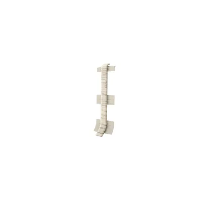 Produktbild von VILO Verbinder für Sockelleiste LINELA - Wasserfestes PVC - Perfekte Farbanpassung - 2 Stück - 55x20mm - Brisbane-Eiche