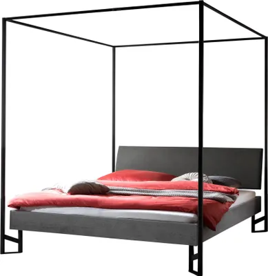 Produktbild von HASENA Industrial Himmelbett Cileno Beton Nachbildung 140x200