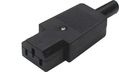 Produktbild von Kaltgeräte Stecker Kupplung Einbaustecker Gerätestecker Netzstecker Eurostecker J
