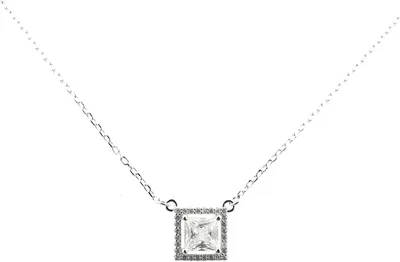 Immagine prodotto di Collana elegante alla moda in argento 925 con pietre 40- 45 cm