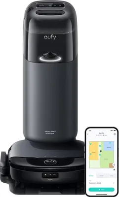 Immagine prodotto di eufy Robot Aspirapolvere S1 HydroJet Nero