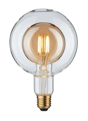 Produktbild von Paulmann LED Leuchtmittel E27 28765 Filament 4W dimmbar Inner Shape G125 Globe Leuchtmittel Gold effizientes Licht Warmweiß 2700K