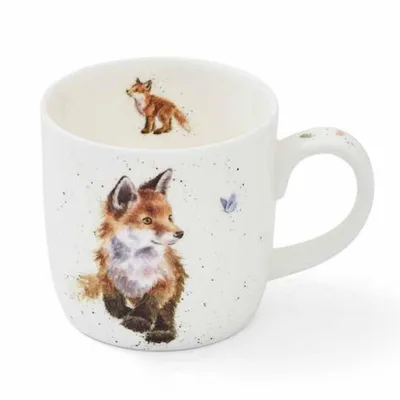 Produktbild von Wrendale Designs Porzellan-Becher Fuchs Born to be Wild