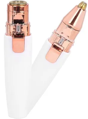 Productafbeelding van aladdien - Wenkbrauwtrimmer - Gezichtshaarverwijderaar - Pijnloze epilator voor gezicht - Oplaadbaar en compact - Haarverwijderaar voor neus en lipp..
