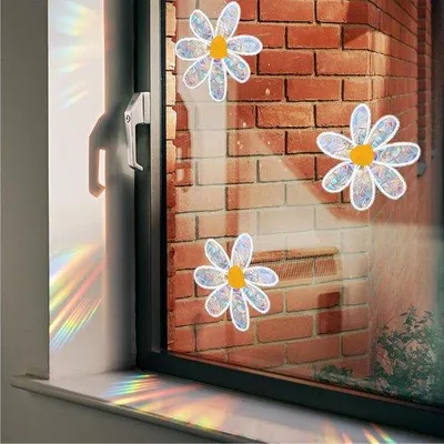 Produktbild von Prisma Raamstickers für Türen und Fenster, dekorative Fensterbilder