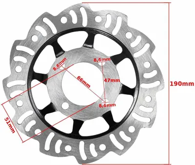 Produktbild von Cross 125 Bremsscheibe Hinten Hb