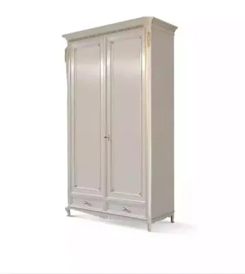 Produktbild von Kleiderschrank Möbel Garderobe Luxus Möbel Holz Schlafzimmer Weiß Neu