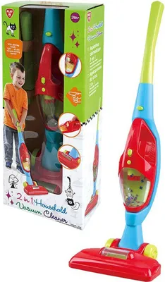 Produktbild von Playgo Spielzeug Staubsauger Deluxe 2in1, 24x12,5x54cm, 3032