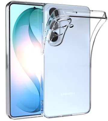 Produktbild von EAZY CASE Handyhülle Silikon für Samsung Galaxy S26 Plus Clear Transparent hoher Rand für Bildschirm & Kamera, Flexibles Silikon, extra dünn und leicht