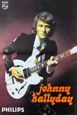 Obrázok produktu pre Johnny HALLYDAY - Vintage - Plagát / Poster - 40x60 cm