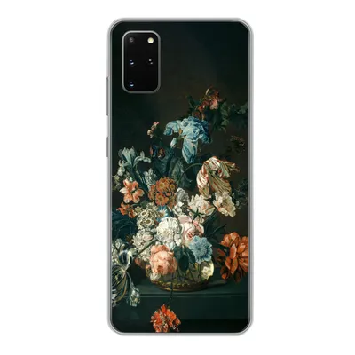 Produktbild von MuchoWow® Handyhülle Schutzhülle Hülle für Samsung Galaxy S20 Plus Stilleben mit Blumen - Alte Meister - Kunst Silikon Softcase Handy Hülle - Hartschale