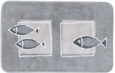 Produktbild von Spirella 7610583081988, Grau, Abbildung, Rechteckig, Polyester, 40 °C, 55 x 85 cm