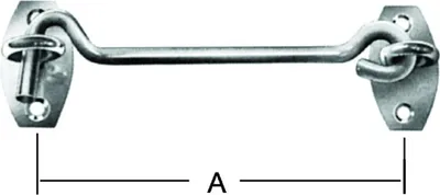 Obrázek produktu pro Sturmhaken m. Oese A.Platte 120mm