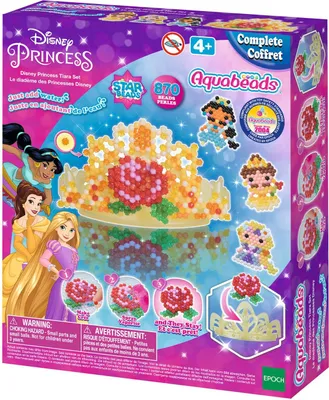Immagine prodotto di Perline Aquabeads La tiara della principessa Disney 870 pezzi