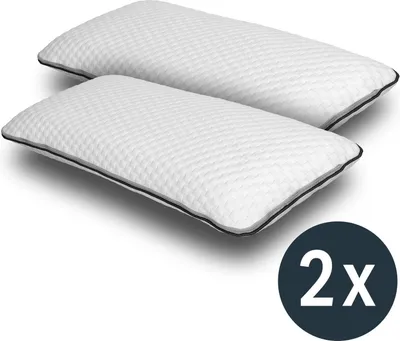 Produktbild von 2 x Sleezzz Smart höhen- und härtegradverstellbares Kissen 33 x 75 cm
