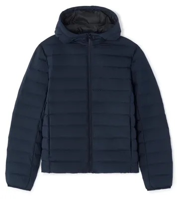 Produktbild von Celio Herren Daunen-Pufferjacke mit Kapuze, Farbe Dunkelblau, Größe L