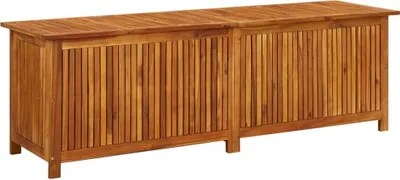 Produktbild von The Living Store Garten-Aufbewahrungsbox 175x50x58 cm Massivholz Akazie